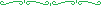 Green curled decorative divider
