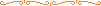 Orange curled decorative divider